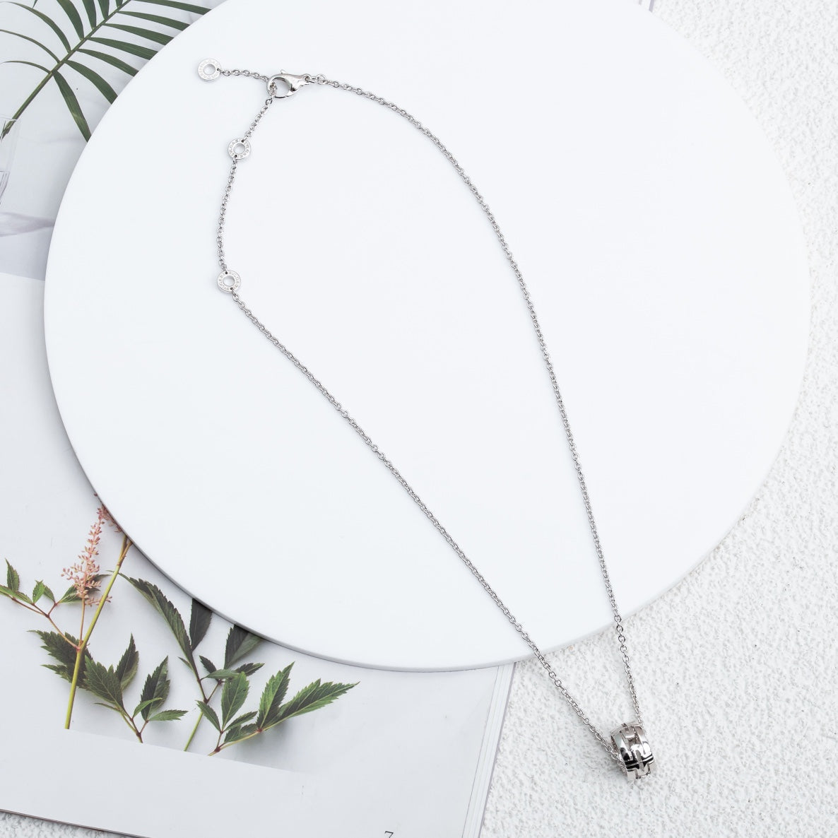 [Clover Jewelrys]PARENTESI NECKLACE SILVER