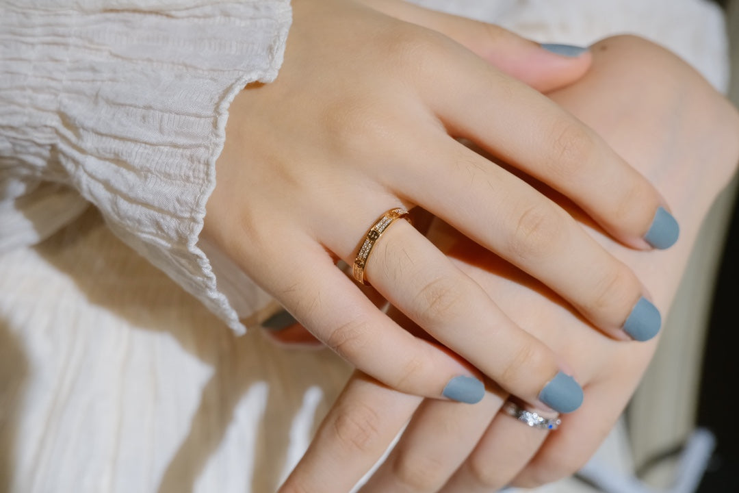 [Clover Jewelrys]LOVE RING 2.65MM DIAMOND