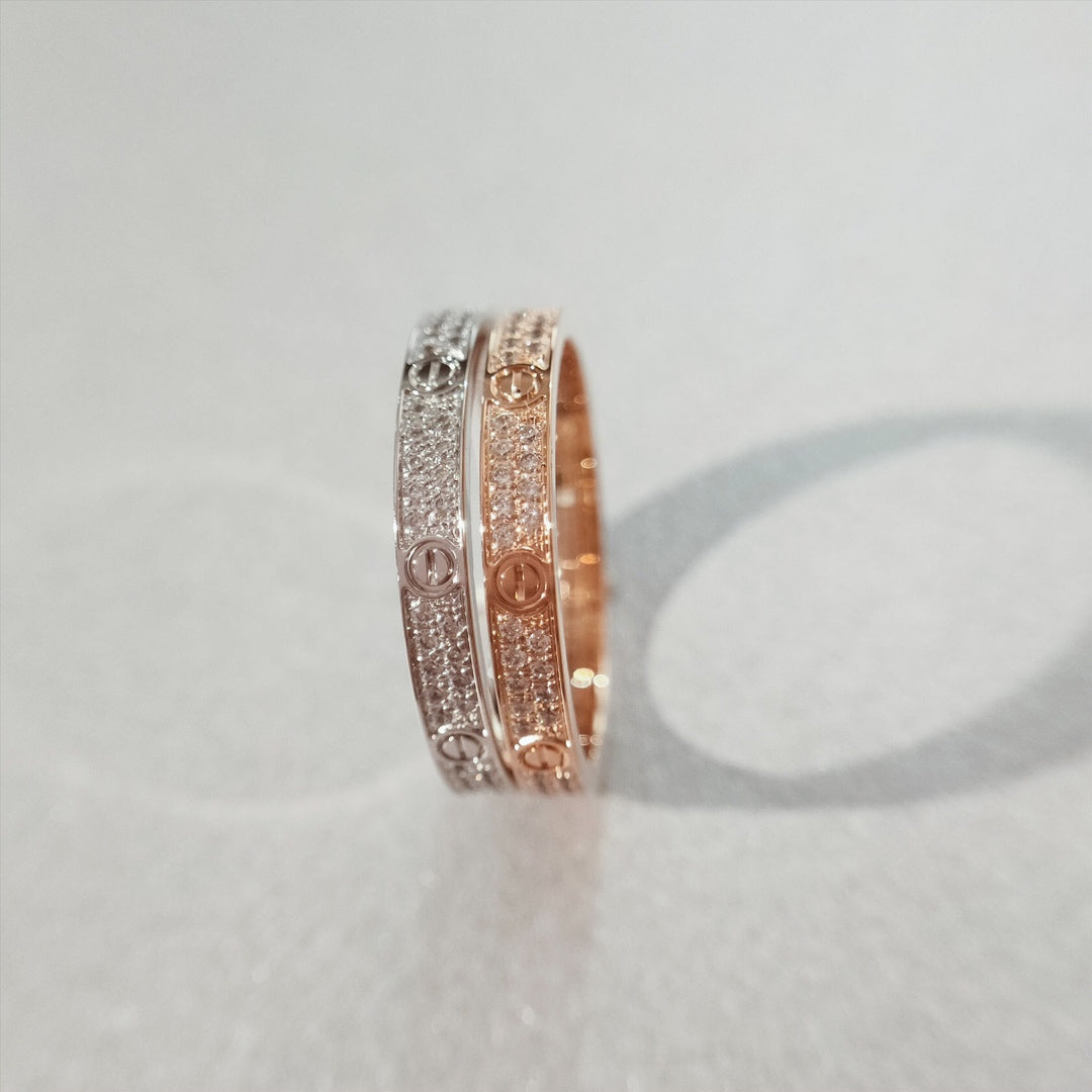 [Clover Jewelrys]LOVE RING 2.65MM DIAMOND