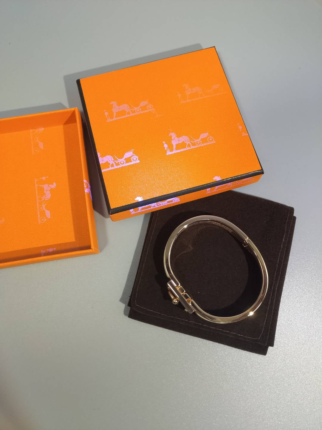 [Clover Jewelrys]H ORANGE BRACELET