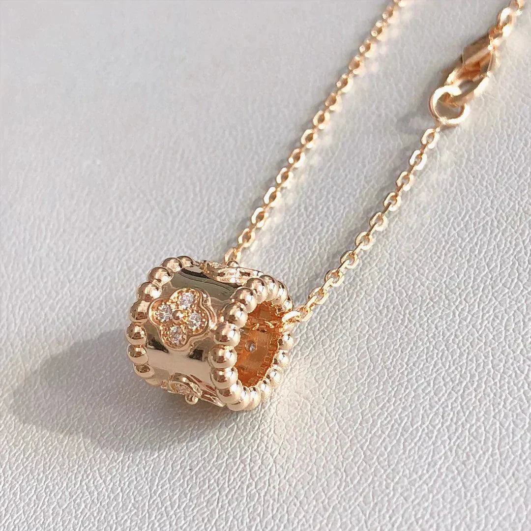 [Clover Jewelrys]PERLEE PEDANT NECKLACE GOLD / ROSE GOLD