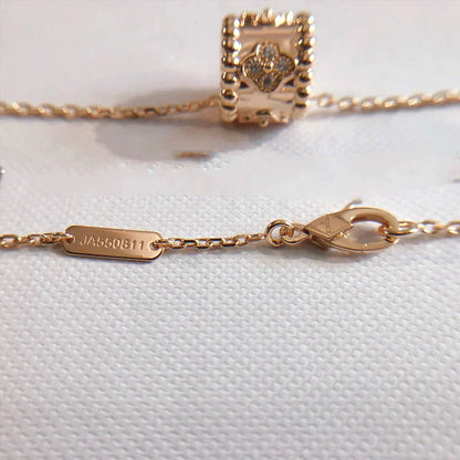 [Clover Jewelrys]PERLEE PEDANT NECKLACE GOLD / ROSE GOLD