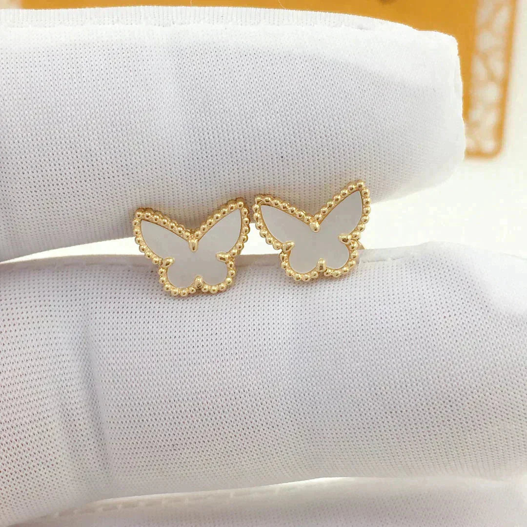 [Clover Jewelrys]SWEET BUTTERFLY MOP EARSTUDS