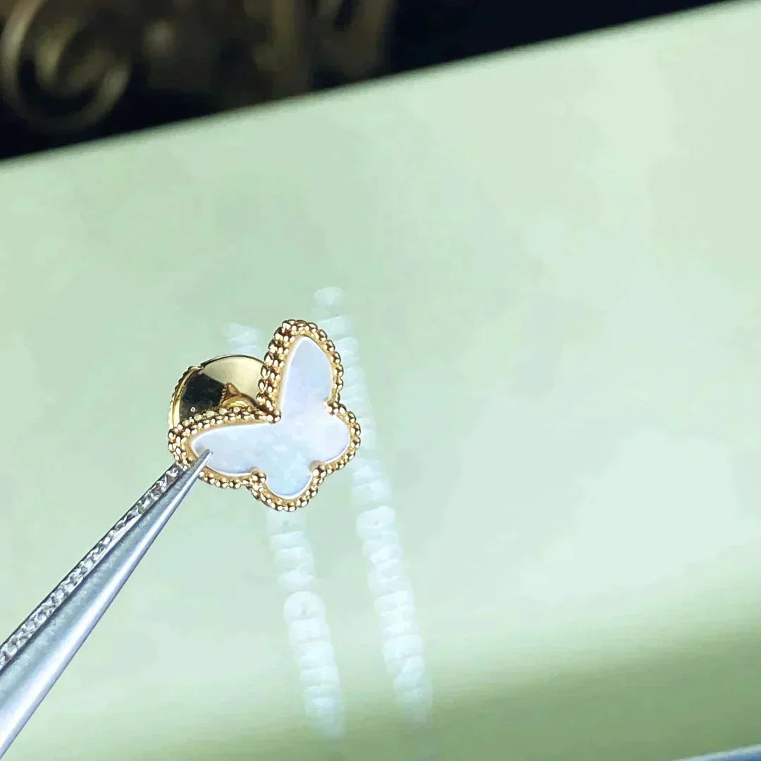 [Clover Jewelrys]SWEET BUTTERFLY MOP EARSTUDS