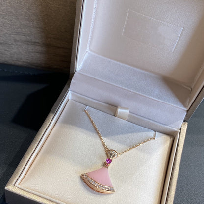 [Clover Jewelrys]DREAM NECKLACE PINK OPAL