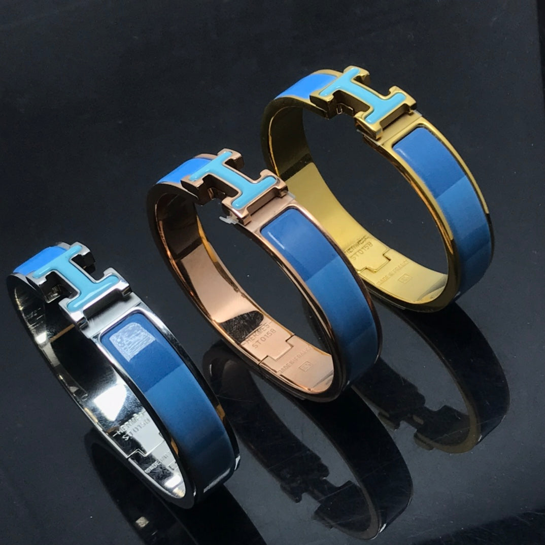 [Clover Jewelrys]H BRACELET BLUE RAINBOW CERAMIC