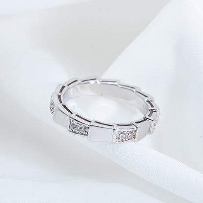 [Clover Jewelrys]SERPENTI RING SILVER  3MM