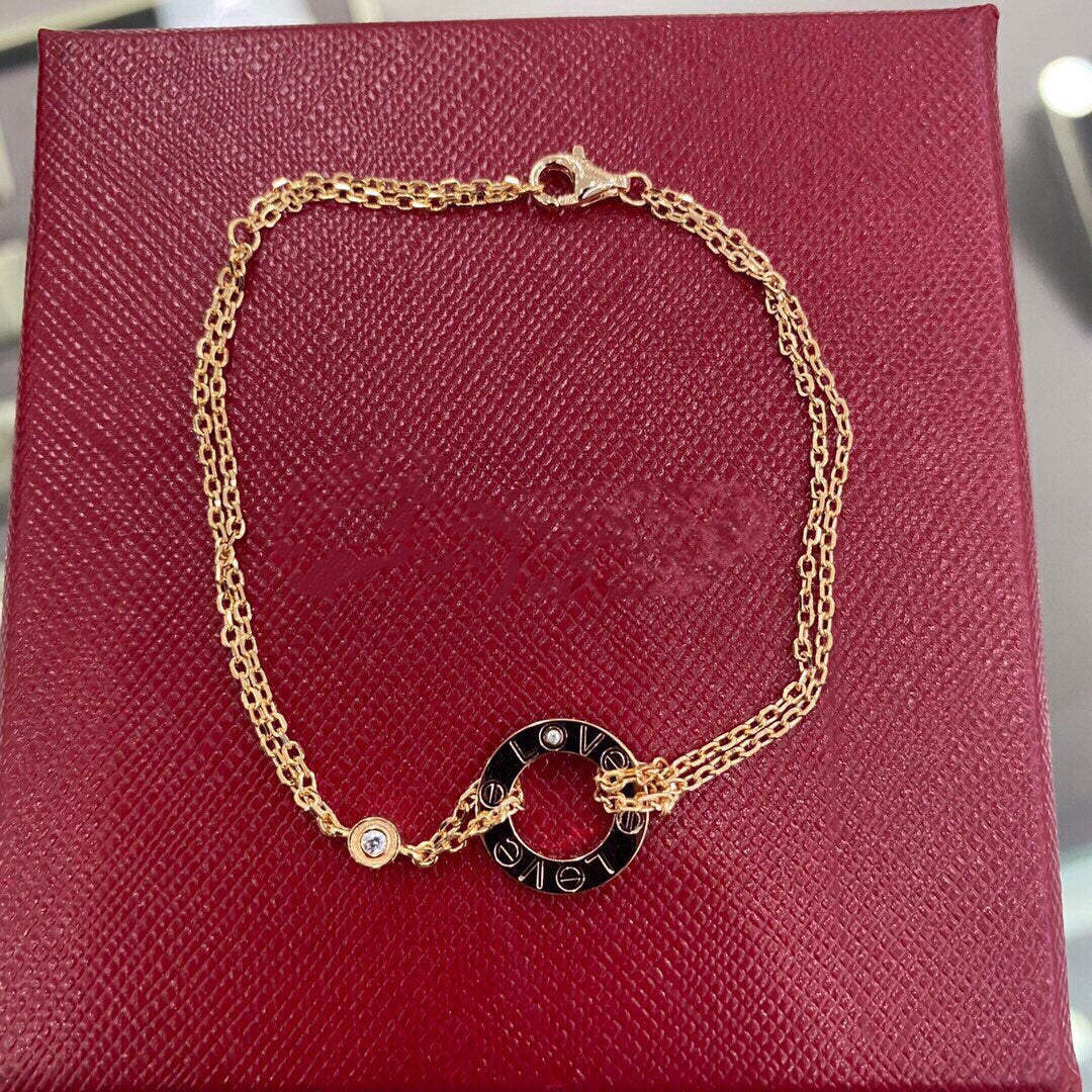 [Clover Jewelrys]LOVE BRACELET 2 DIAMOND