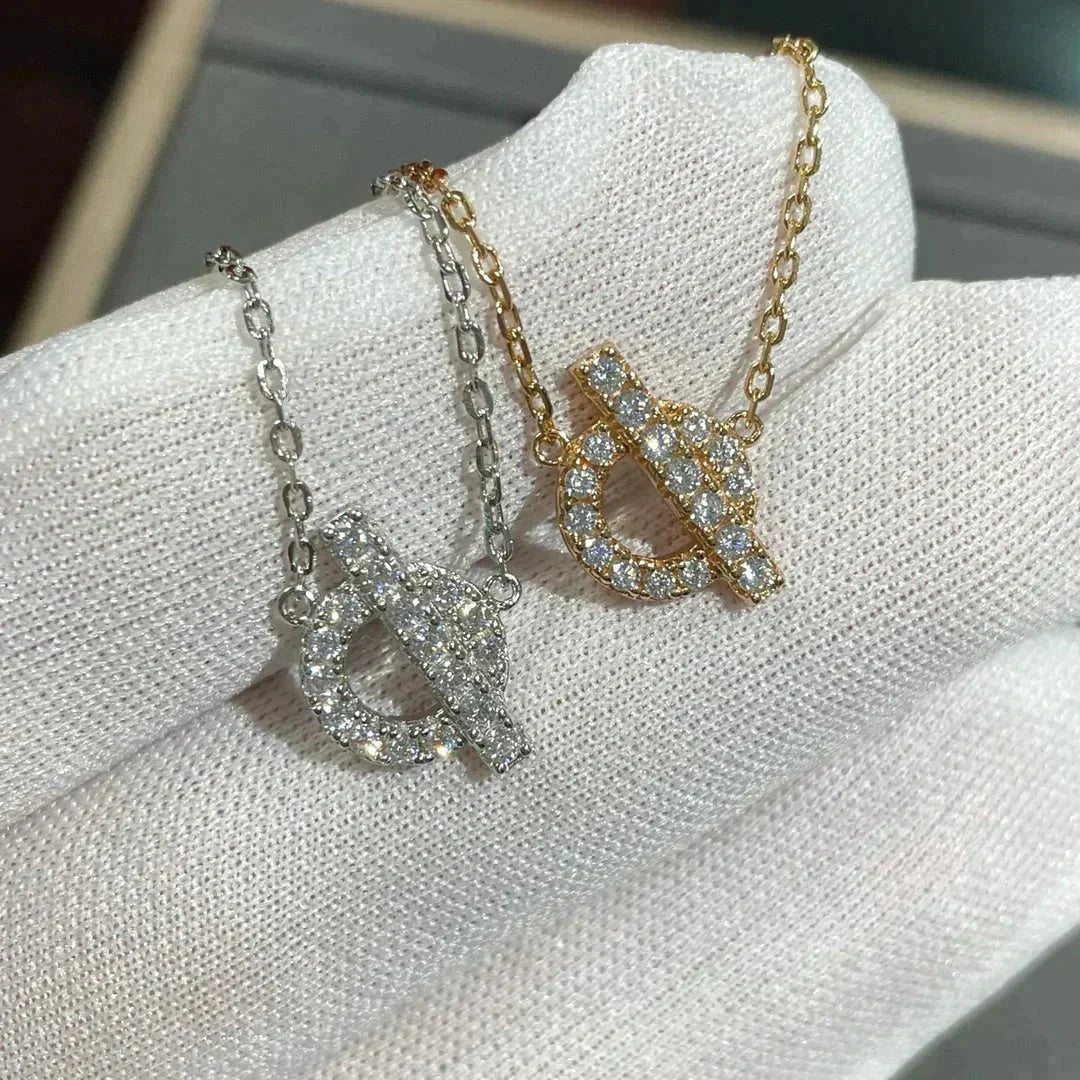 [Clover Jewelrys]ECHAPEE NECKLACE DIAMOND