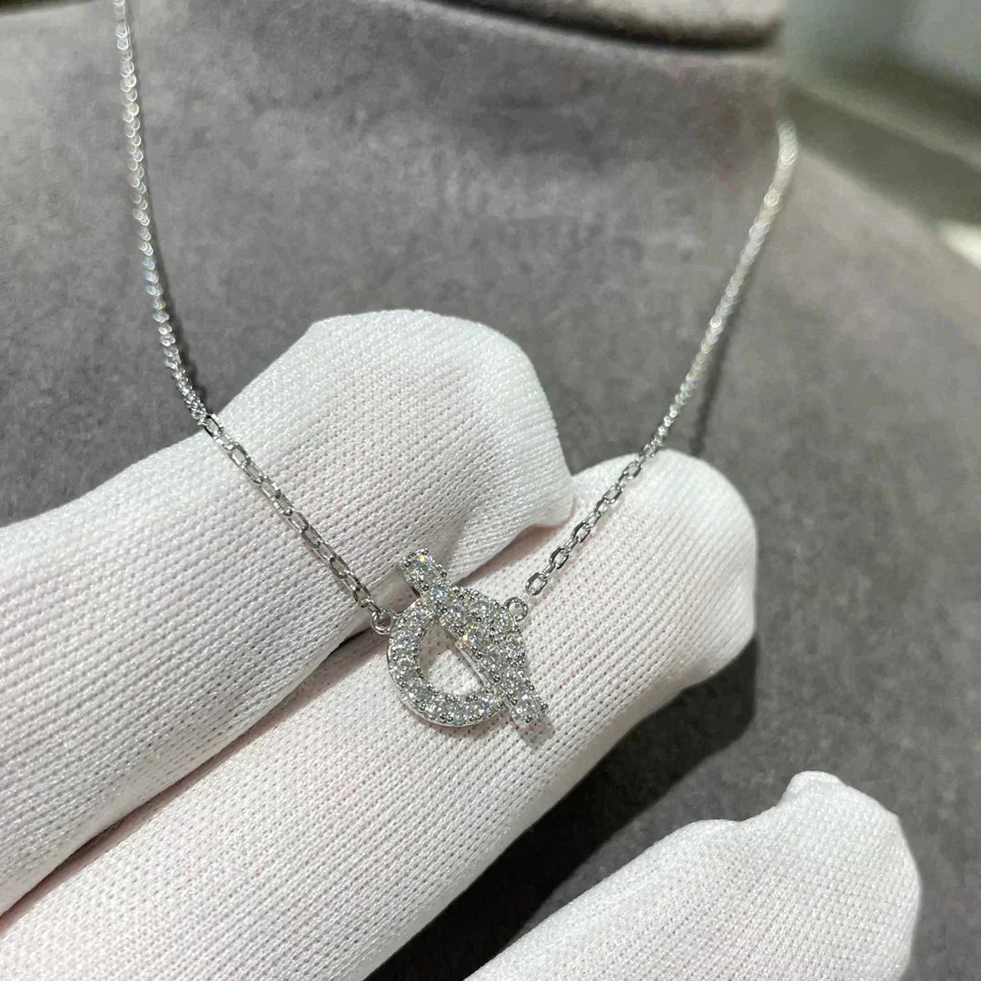 [Clover Jewelrys]ECHAPEE NECKLACE DIAMOND