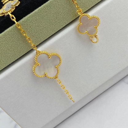 [Clover Jewelrys]MAGIC CLOVER MOP GOLD BRACELET 5 MOTIFS