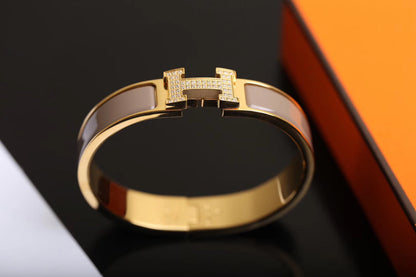 [Clover Jewelrys]H BRACELET GOLD DIAMOND