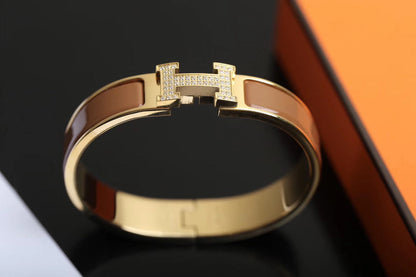 [Clover Jewelrys]H BRACELET GOLD DIAMOND