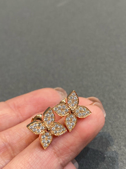 [Clover Jewelrys]STAR DIAMOND EARRINGS