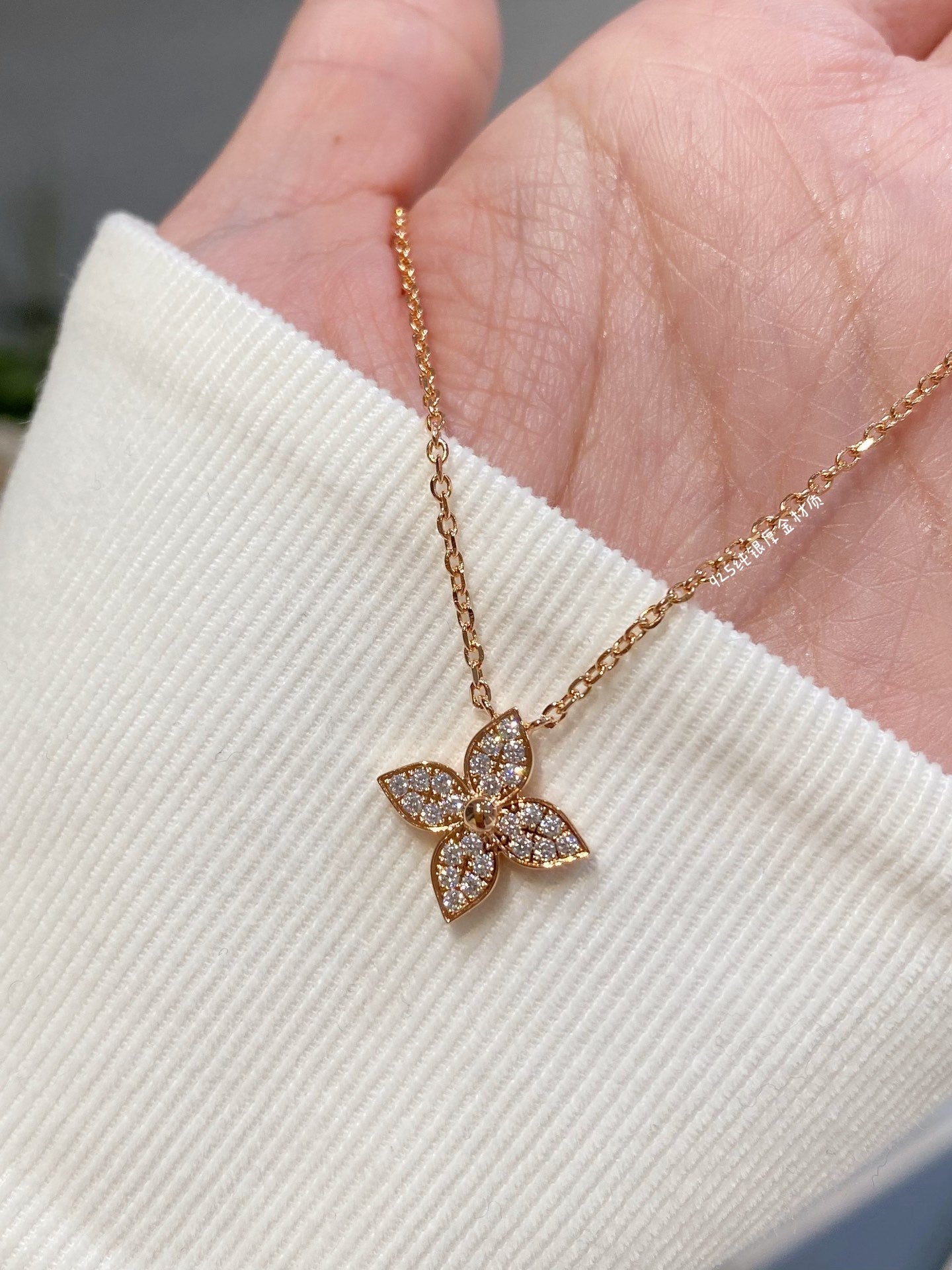 [Clover Jewelrys]STAR DIAMOND NECKALCE