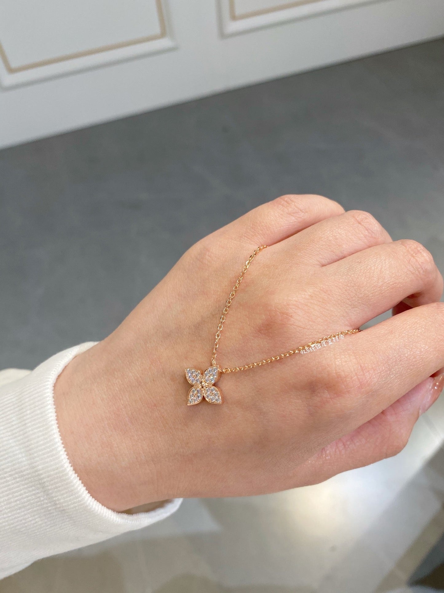 [Clover Jewelrys]STAR DIAMOND NECKALCE