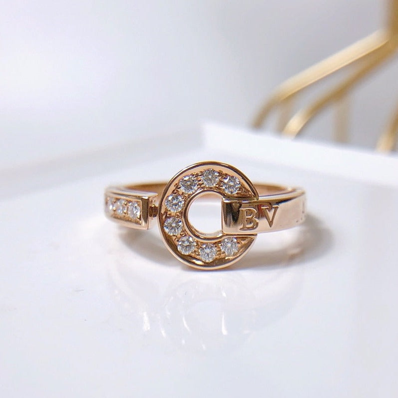 [Clover Jewelrys]DREAM RING DIAMOND PINK GOLD