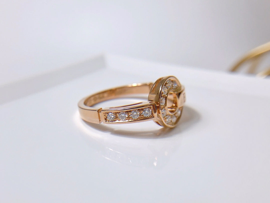 [Clover Jewelrys]DREAM RING DIAMOND PINK GOLD