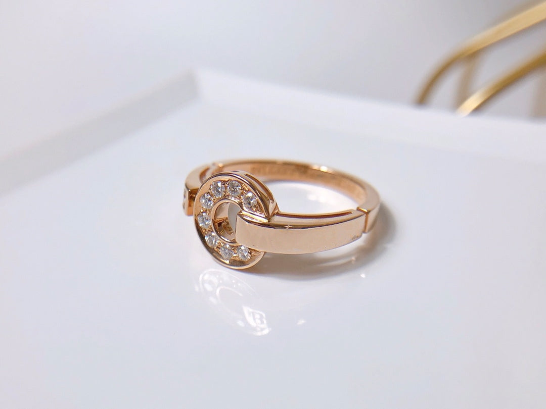 [Clover Jewelrys]DREAM RING DIAMOND PINK GOLD