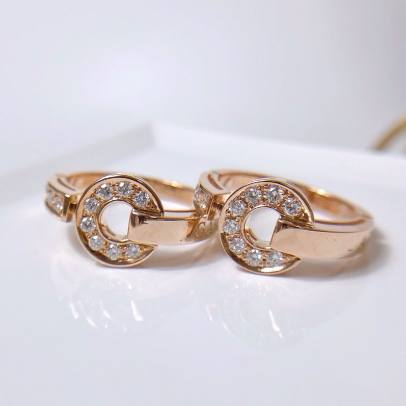 [Clover Jewelrys]DREAM RING DIAMOND PINK GOLD