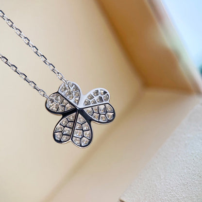 [Clover Jewelrys]CLOVER DIAMOND NECKLACE SILVER