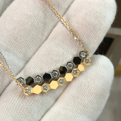 [Clover Jewelrys]BEE LOVE NECKLACE DIAMOND