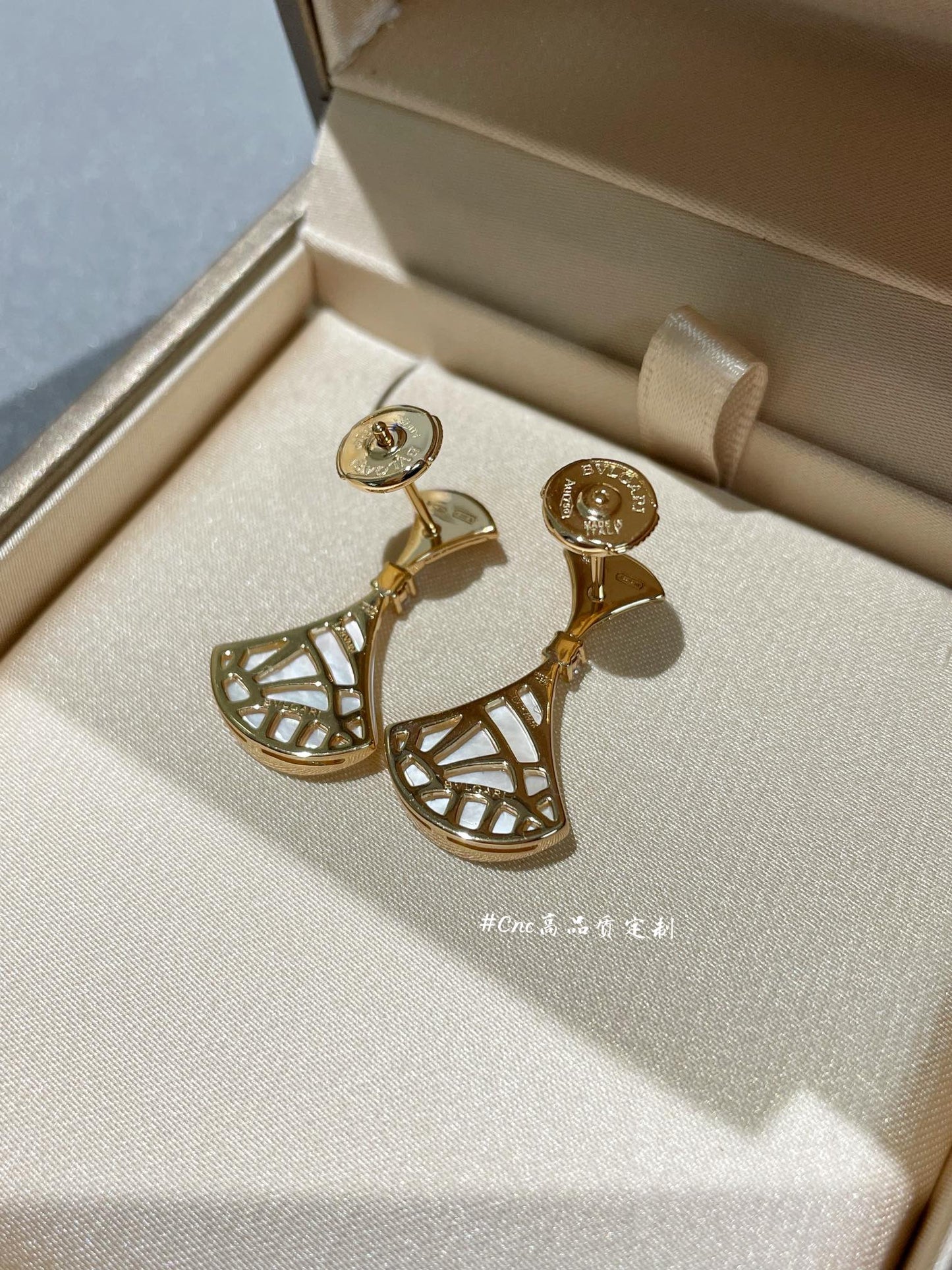 [Clover Jewelrys]DREAM MOP 1 DIAMOND EARRINGS