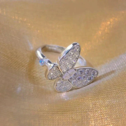 [Clover Jewelrys]BUTTERFLY DIAMOND RING