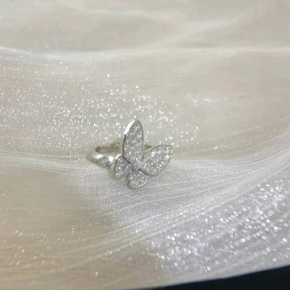 [Clover Jewelrys]BUTTERFLY DIAMOND RING