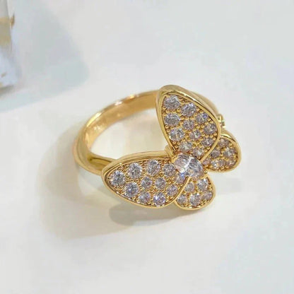 [Clover Jewelrys]BUTTERFLY DIAMOND RING