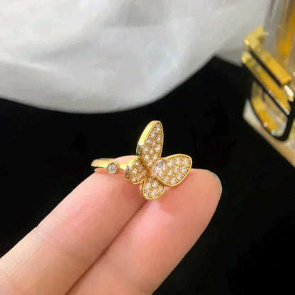 [Clover Jewelrys]BUTTERFLY DIAMOND RING