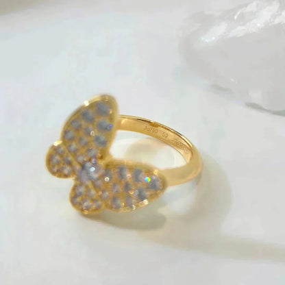 [Clover Jewelrys]BUTTERFLY DIAMOND RING