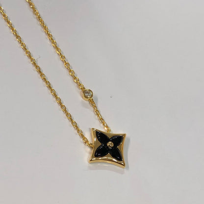 [Clover Jewelrys]STAR BLACK MOP NECKLACE