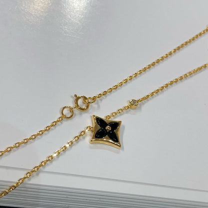 [Clover Jewelrys]STAR BLACK MOP NECKLACE