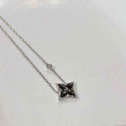 [Clover Jewelrys]STAR BLACK MOP NECKLACE