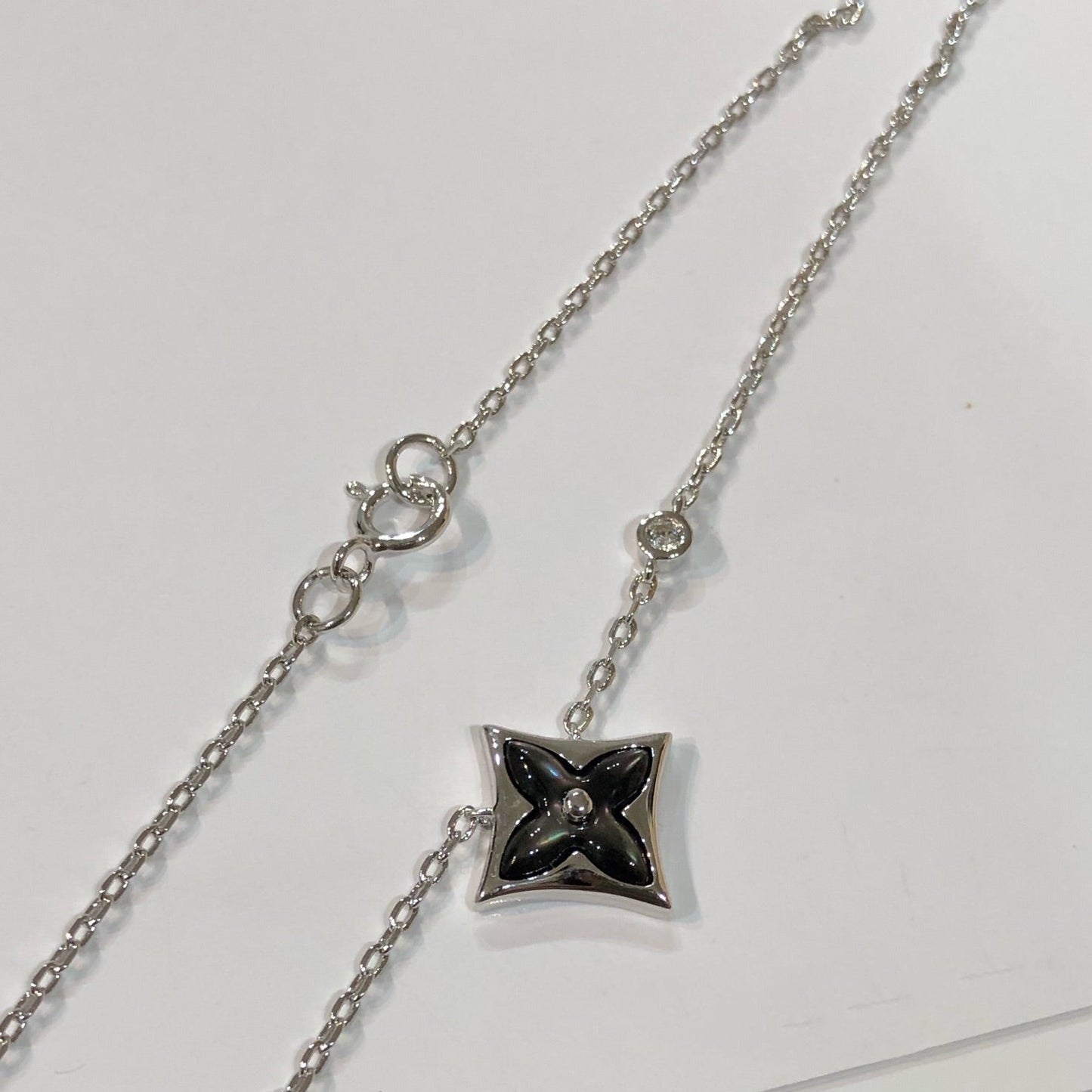 [Clover Jewelrys]STAR BLACK MOP NECKLACE