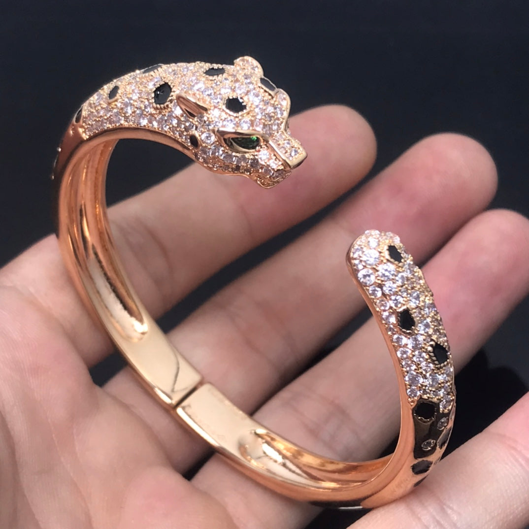 [Clover Jewelrys]PANTHERE BIG BRACELET DIAMONDS