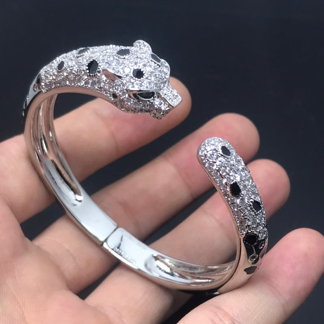 [Clover Jewelrys]PANTHERE BIG BRACELET DIAMONDS