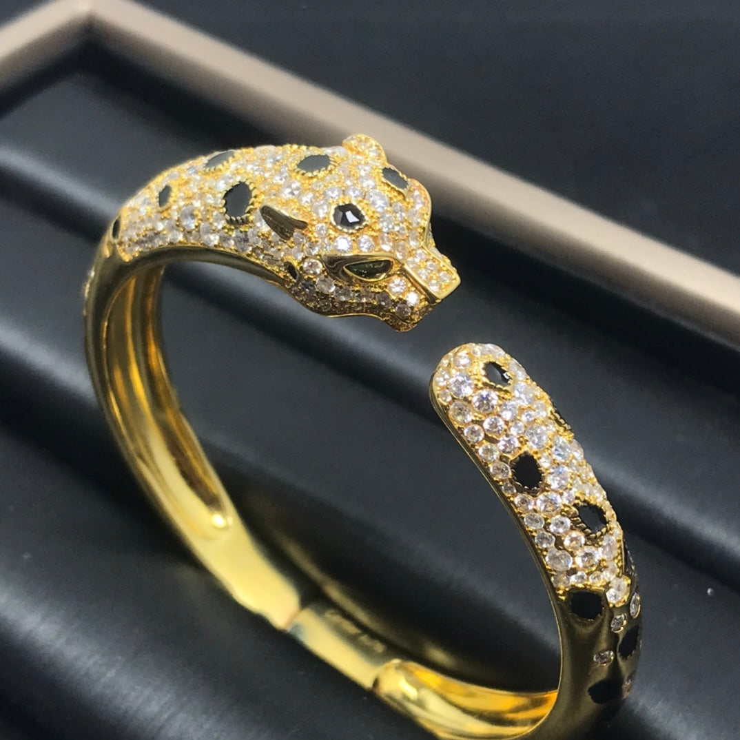 [Clover Jewelrys]PANTHERE BIG BRACELET DIAMONDS