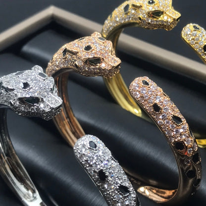 [Clover Jewelrys]PANTHERE BIG BRACELET DIAMONDS