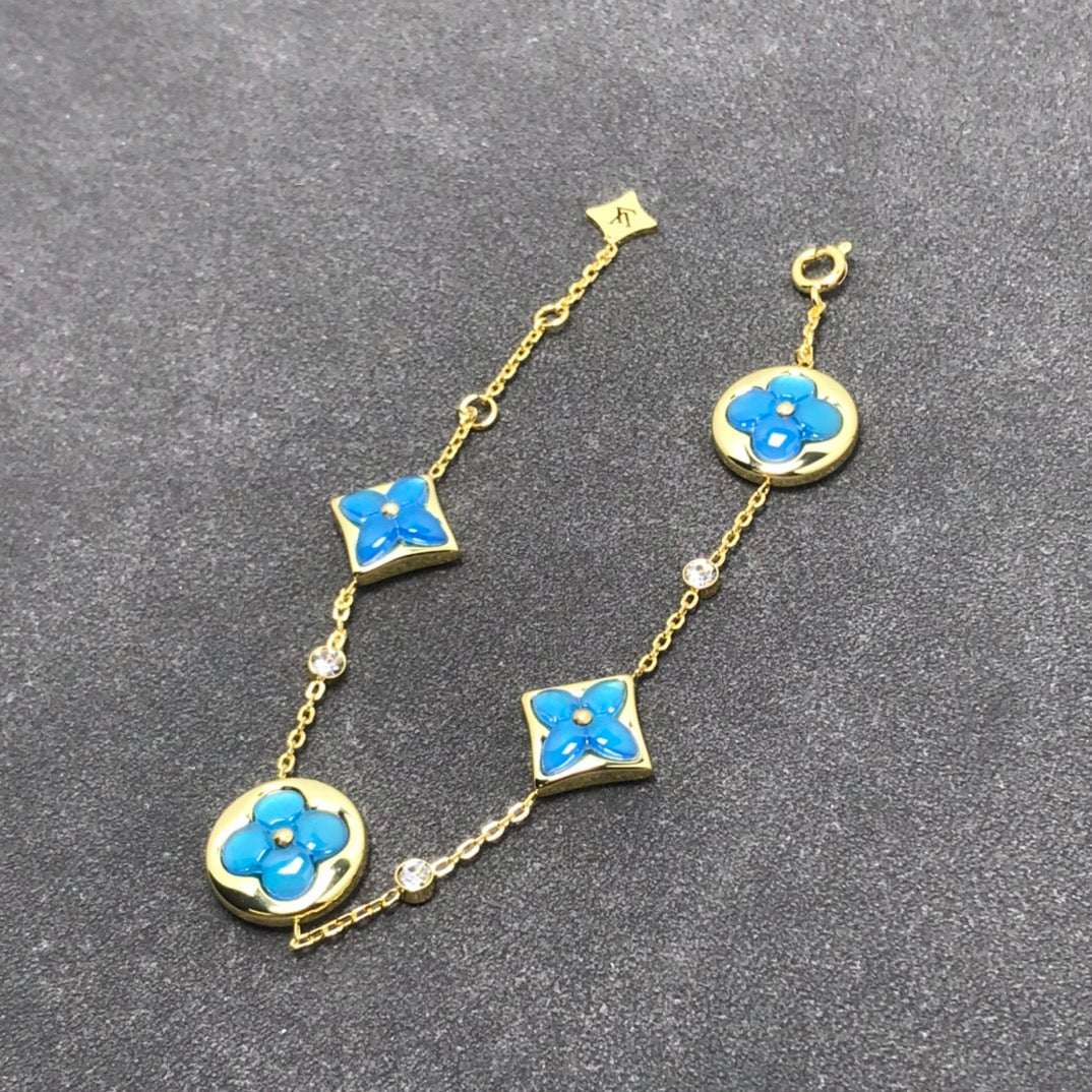 [Clover Jewelrys]STAR AND SUN TURQUOISE 4 MOTIFS 3 DIAMONDS