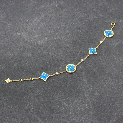 [Clover Jewelrys]STAR AND SUN TURQUOISE 4 MOTIFS 3 DIAMONDS