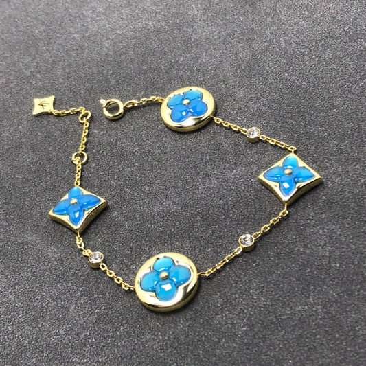 [Clover Jewelrys]STAR AND SUN TURQUOISE 4 MOTIFS 3 DIAMONDS