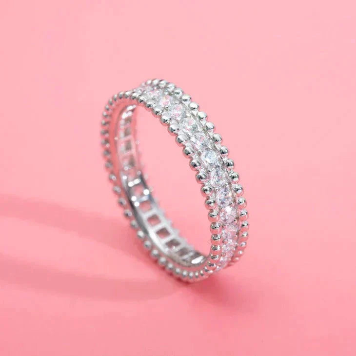 [Clover Jewelrys]PERLEE DIAMOND SILVER RING