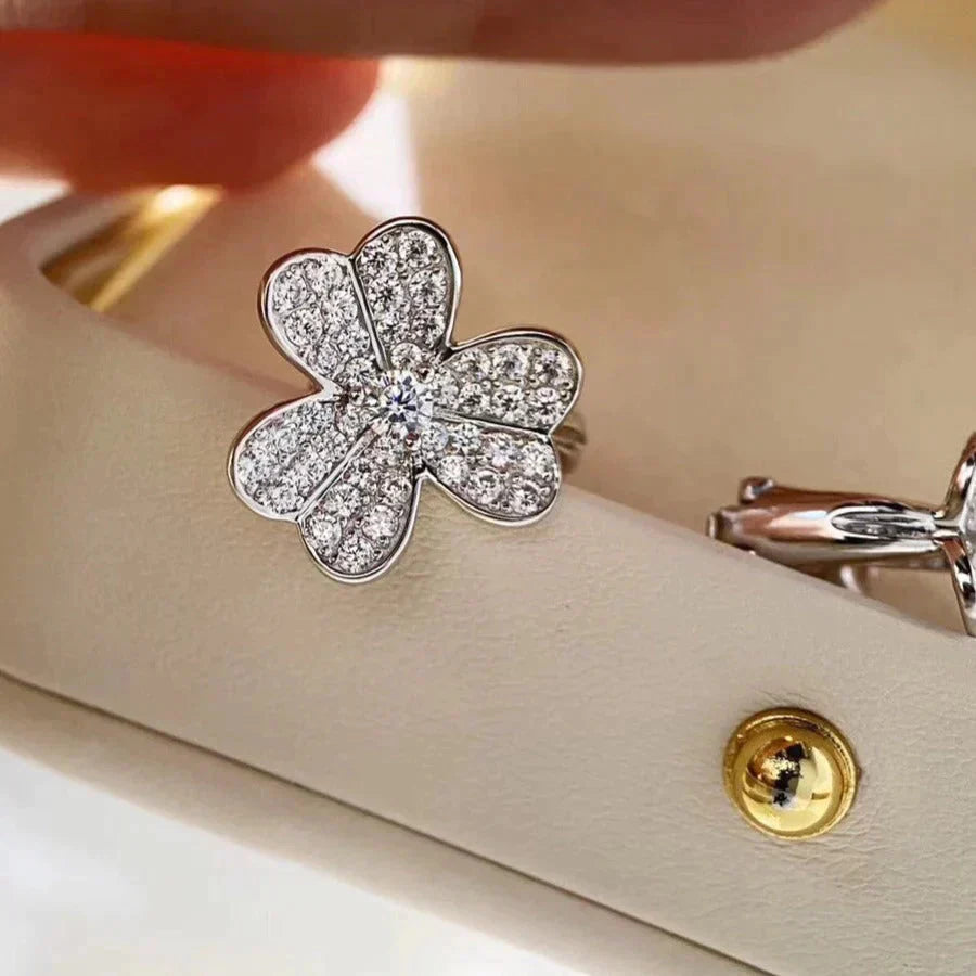 [Clover Jewelrys]CLOVER COMOS DIAMOND EARRINGS SILVER