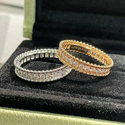 [Clover Jewelrys]PERLEE DIAMOND ROSE GOLD RING