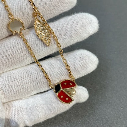 [Clover Jewelrys]LUCKY SPRING 15 MOTIFS GOLD NECKLACE