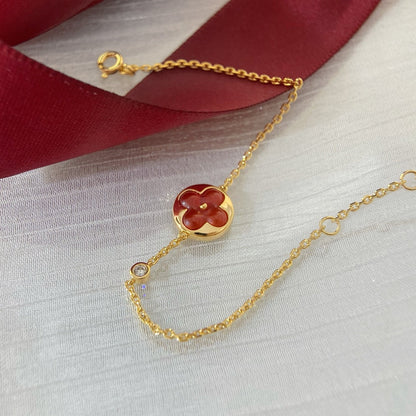 [Clover Jewelrys]SUN PEDANT CARNELIAN BRACELET