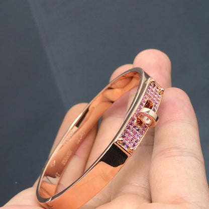 [Clover Jewelrys]KELLY BRACELET PINK DIAMOND