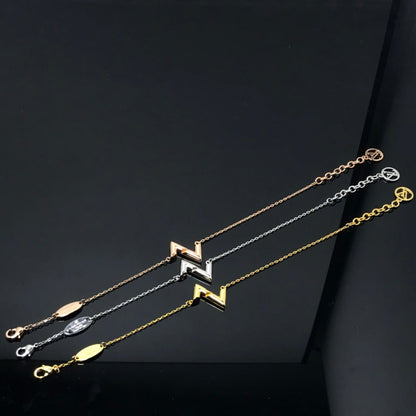 [Clover Jewelrys]VOLT LV LOGO BRACELET